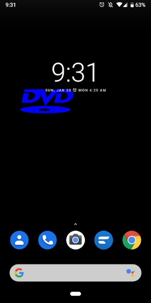 Bouncing DVD Screensaver Live Tangkapan skrin 1