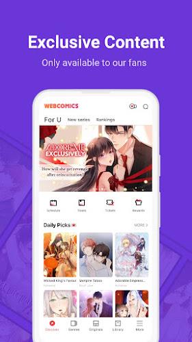 WebComics - Webtoon & Manga Capture d'écran 2