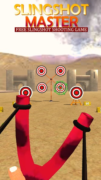 Slingshot Master Catapult Game Mod ဖန်သားပြင်ဓာတ်ပုံ 0