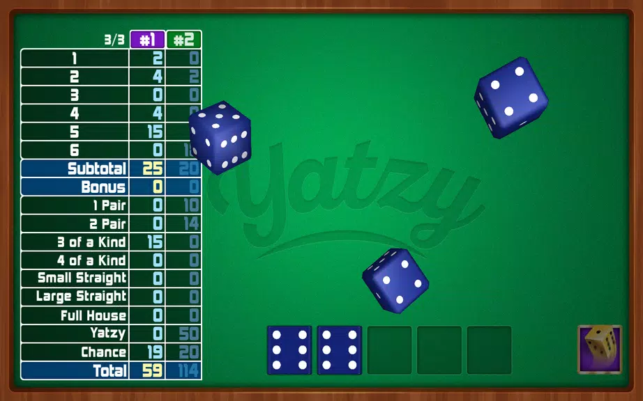 Yatzy Dice Game 스크린샷 2