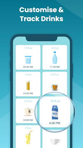 Drink Water Reminder Aquarium ဖန်သားပြင်ဓာတ်ပုံ 2