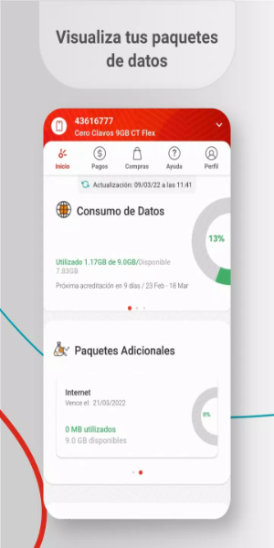 Schermata Mi Claro 2