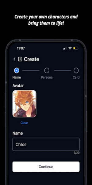 Charstar: AI Character Chat應用截圖第1張