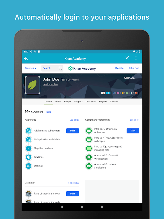 Classlink ဖန်သားပြင်ဓာတ်ပုံ 3