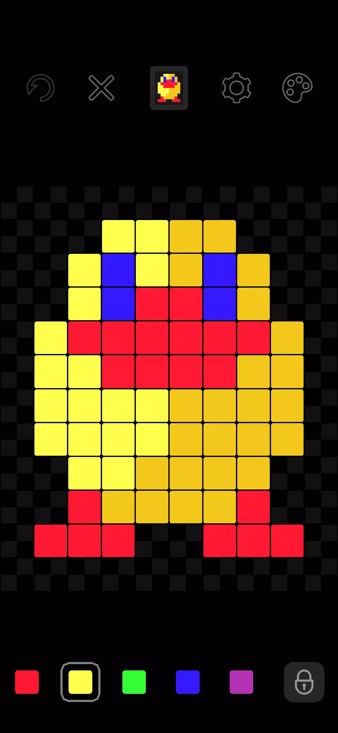 Easy pixel art maker editor ဖန်သားပြင်ဓာတ်ပုံ 0