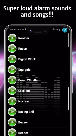 Loudest Alarm Ringtones Screenshot 0