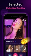 Random chat!-Anonymous chat，The monkey app ဖန်သားပြင်ဓာတ်ပုံ 1