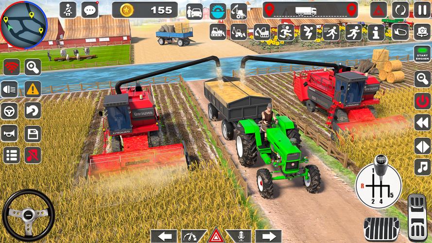 Tractor Driving Farming Games 스크린샷 3