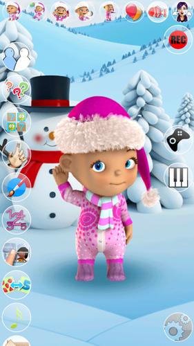Talking Baby Babsy Winter Fun應用截圖第0張