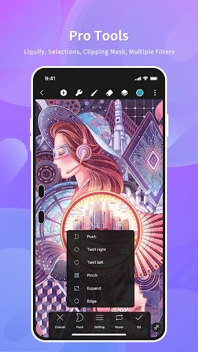 HiPaint - Paint Sketch & Draw Tangkapan skrin 2