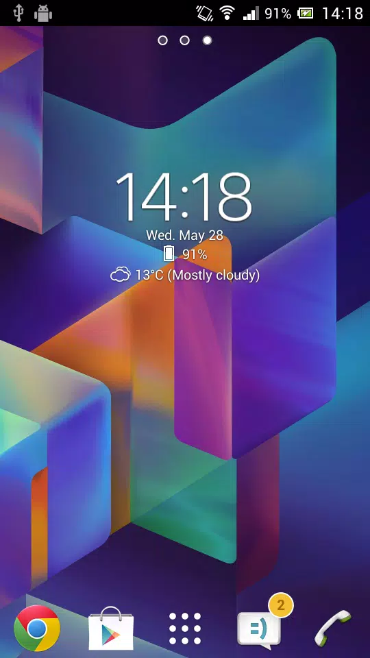 Digital Clock Widget Xperia應用截圖第0張