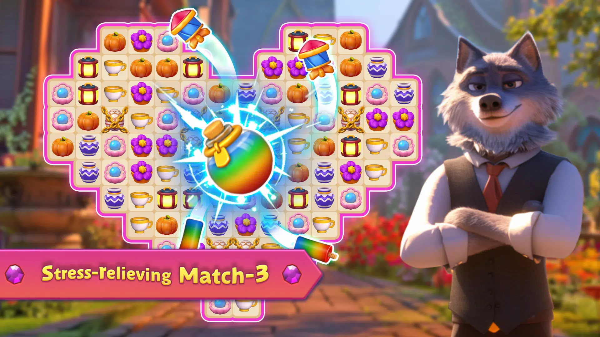 Merge Vampire: Monster Mansion應用截圖第1張