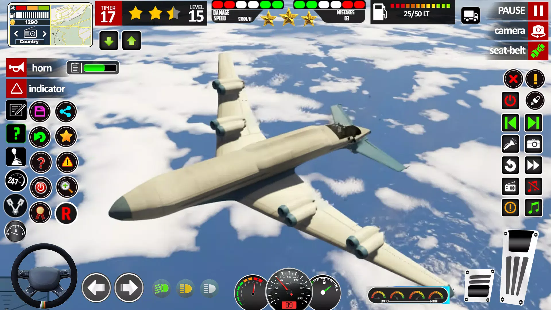 Plane Game Flight Simulator 3d ဖန်သားပြင်ဓာတ်ပုံ 2