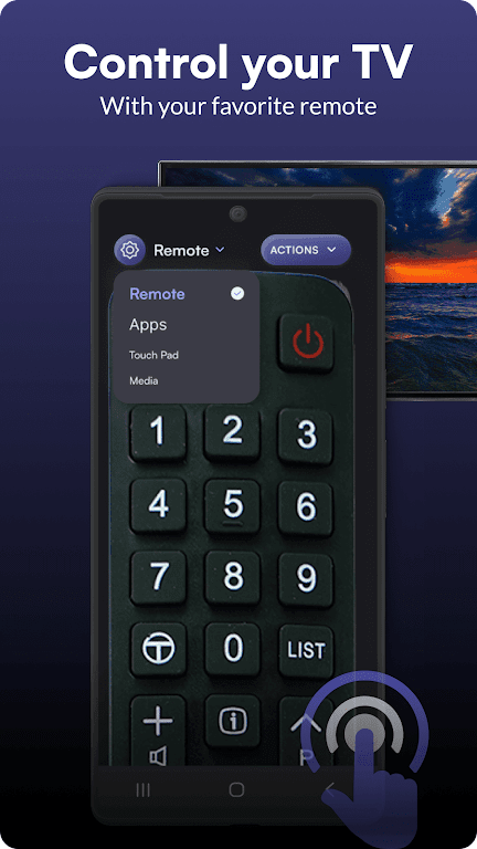 Schermata Remote control for TCL TVs 1