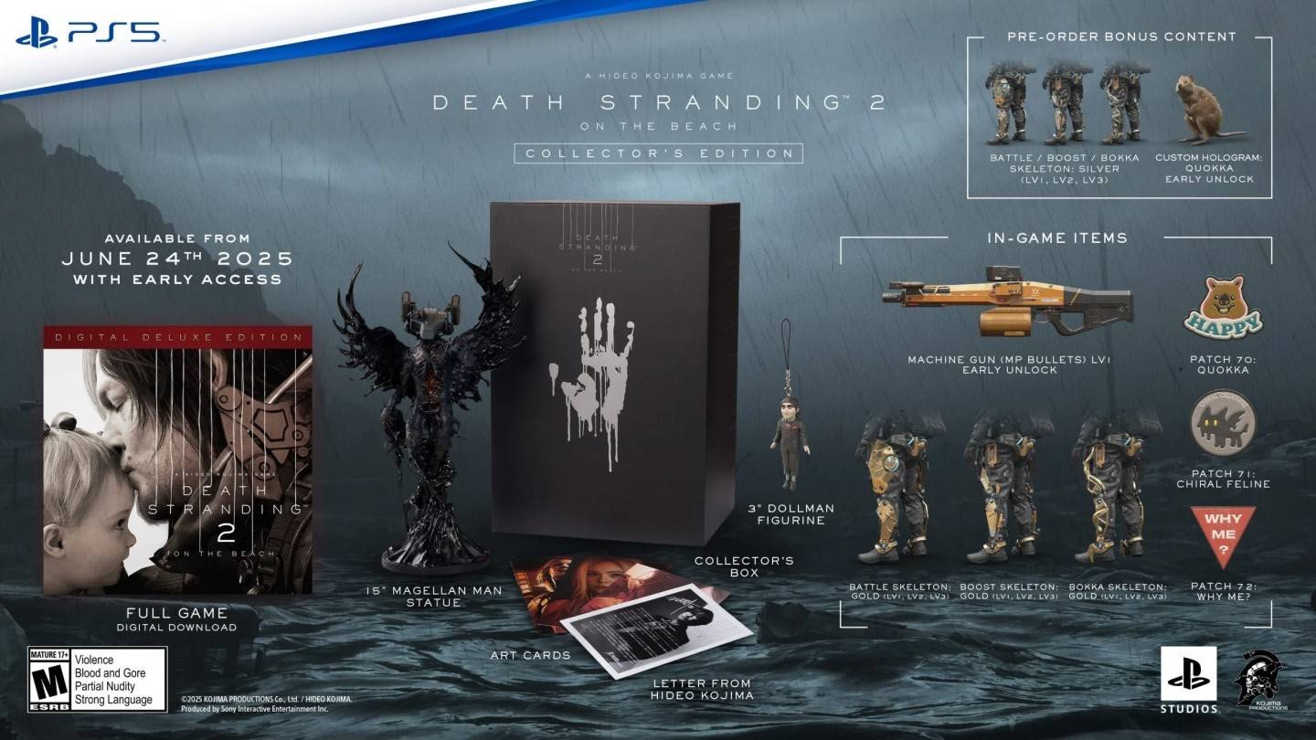 Death Stranding 2 on the Beach Collectors Edition Trailer publié par Sony