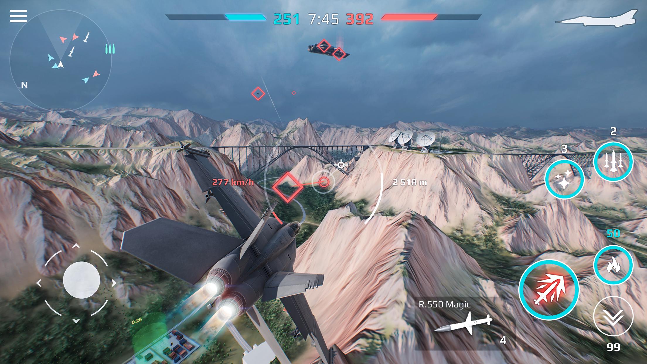 Sky Combat - Самолеты Онлайн Скриншот 1