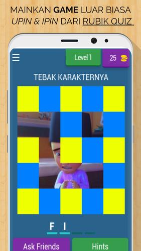 Upin & Ipin Rubik Quiz應用截圖第0張