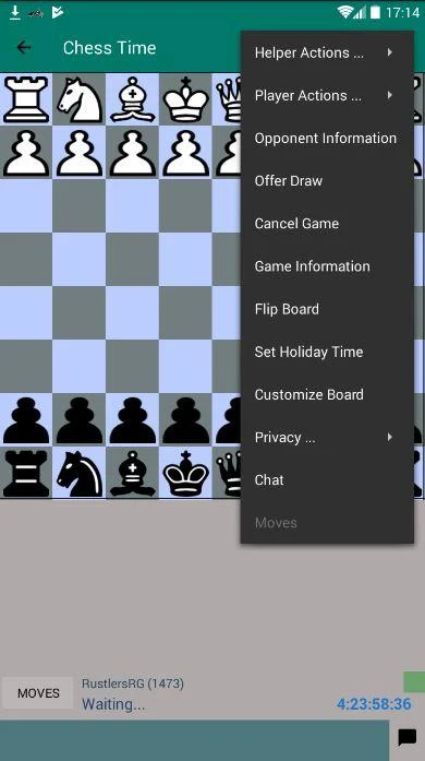 Schermata Play Chess Multiplayer-Chess Timer With Friends 3