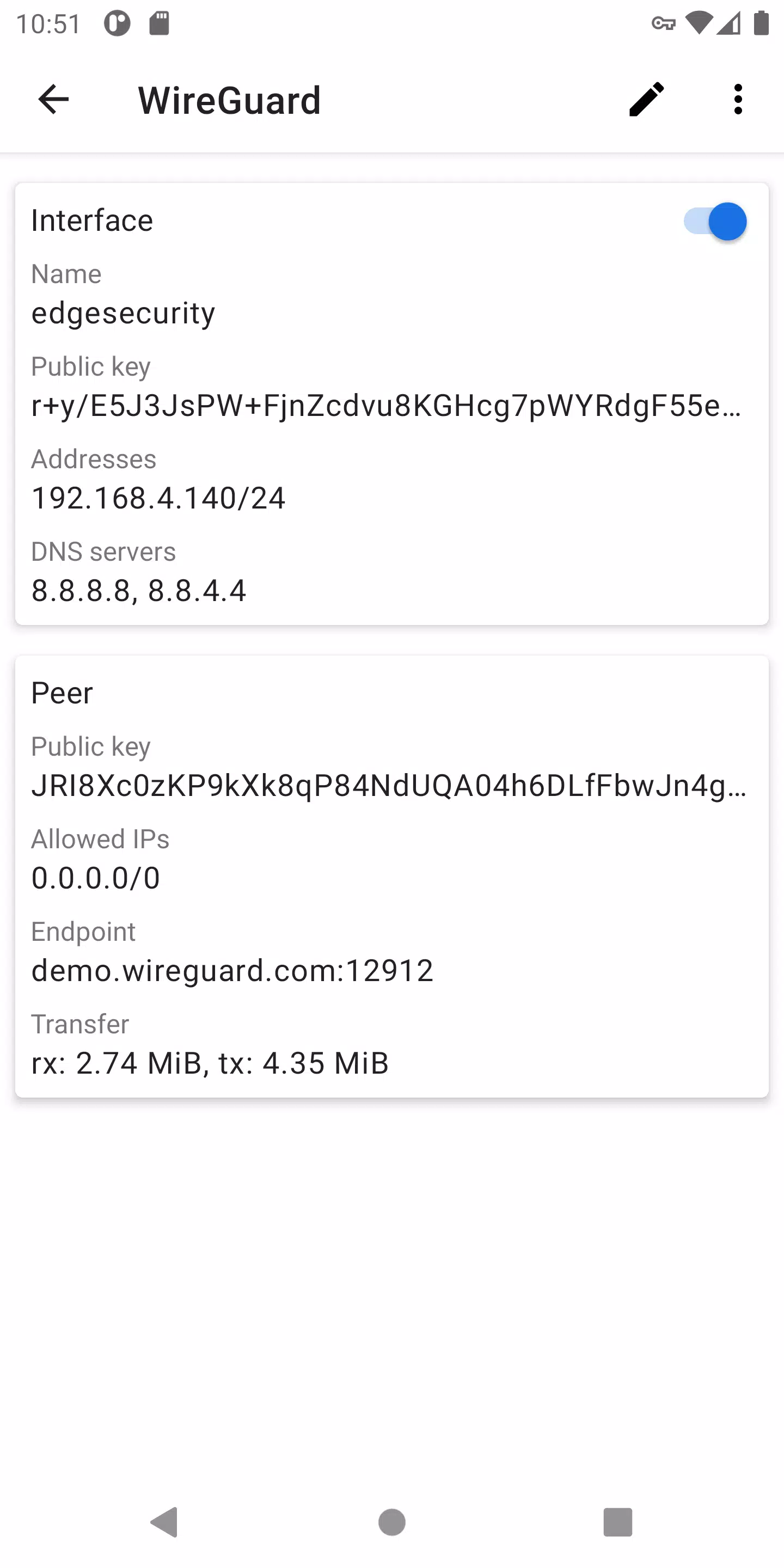 WireGuard應用截圖第1張