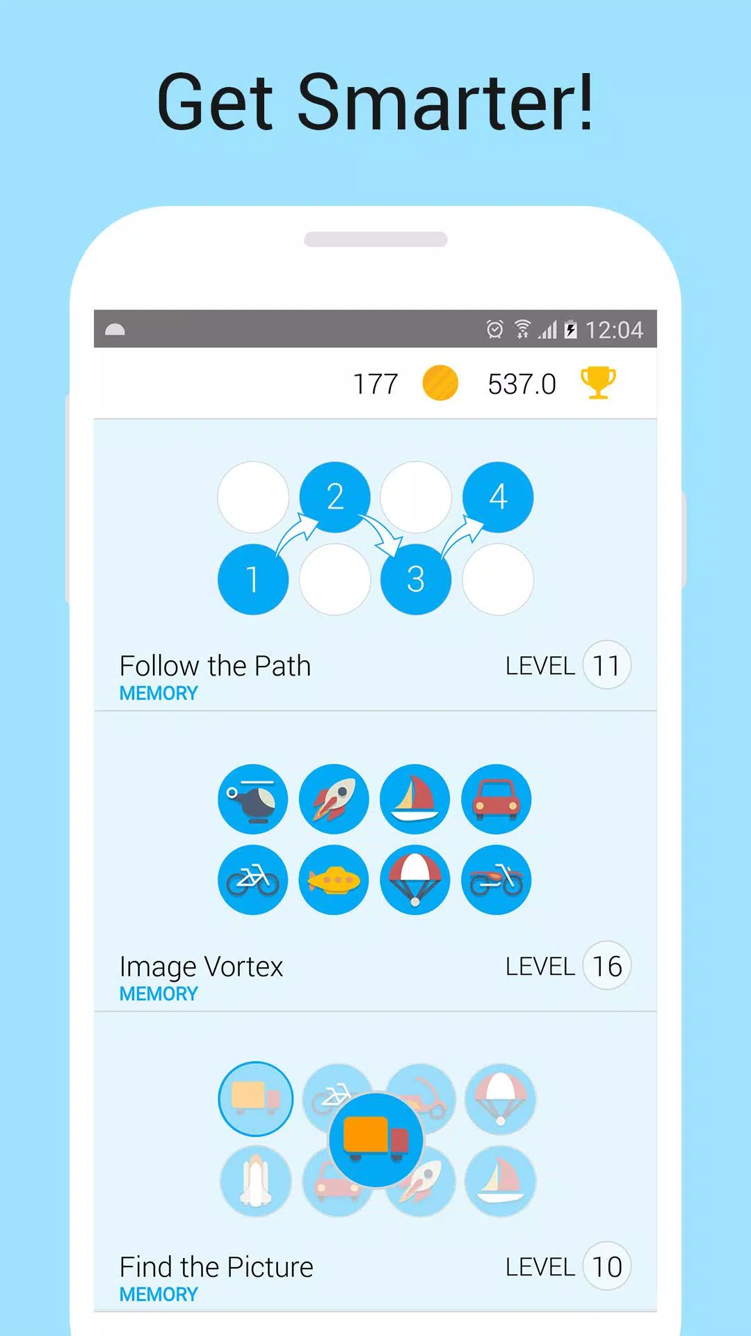 Schermata Memory Games 0