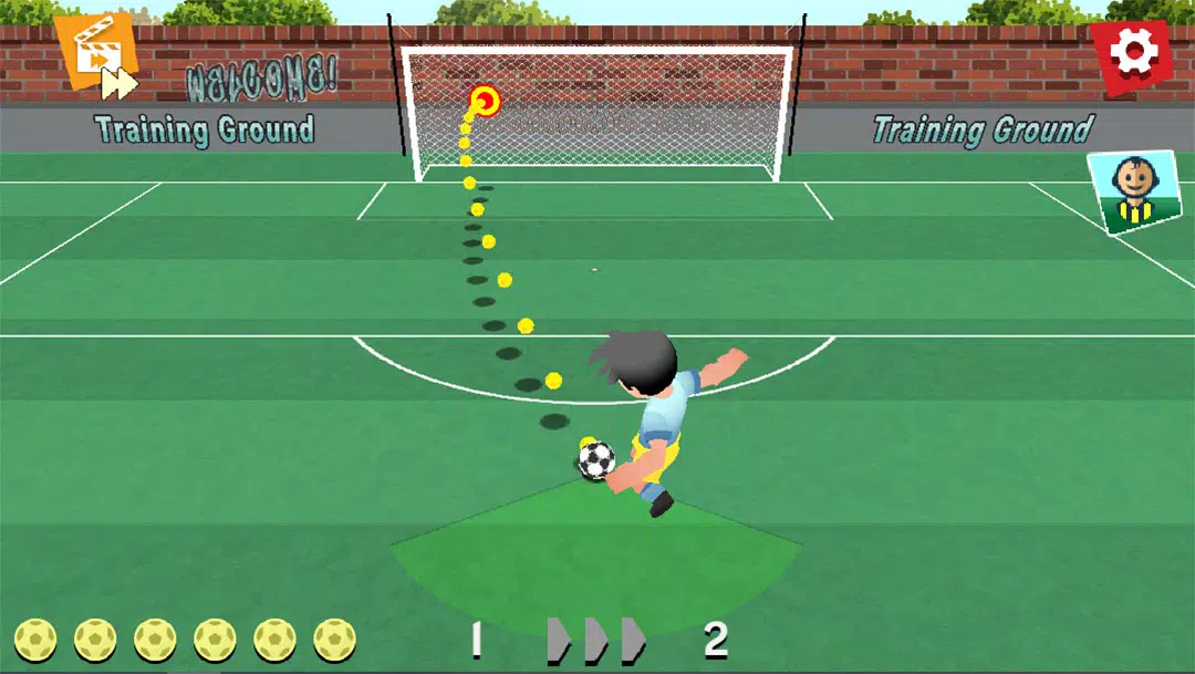 FreeKick Screamers - Football Скриншот 1