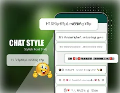Chat Style - Fonts Keyboard स्क्रीनशॉट 3