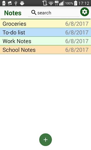Notes - Notepad স্ক্রিনশট 0