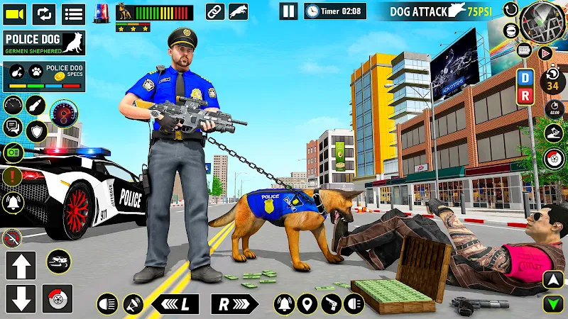 Police Dog Subway Crime Shoot應用截圖第0張