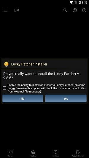 Lucky Patcher Schermafbeelding 0