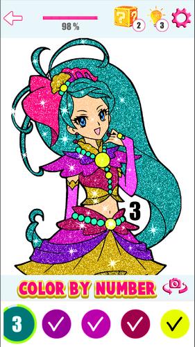 Anime Manga Color By Number Captura de pantalla 3