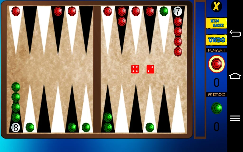 Narde - Long Backgammon by Clarka Apps ภาพหน้าจอ 2