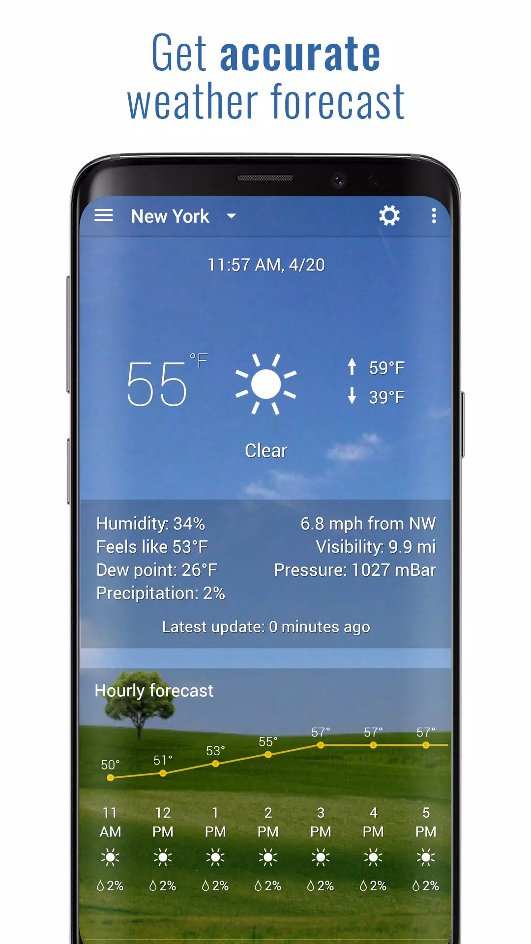 Schermata 3D Flip Clock & Weather 2
