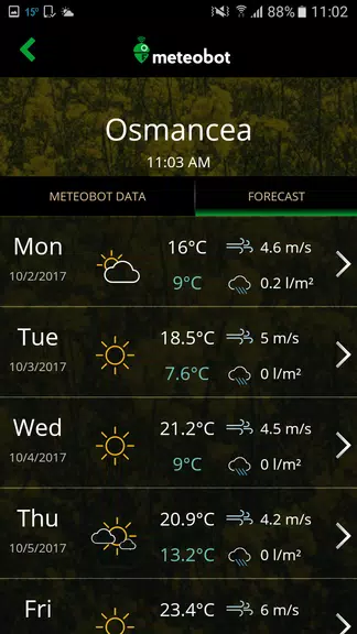 Meteobot स्क्रीनशॉट 2