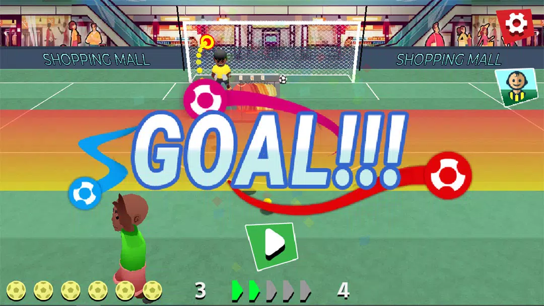 FreeKick Screamers - Football Скриншот 2