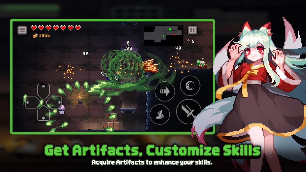 Dungeon Slasher : Roguelike Mod ภาพหน้าจอ 2