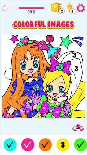Anime Manga Color By Number Captura de pantalla 2