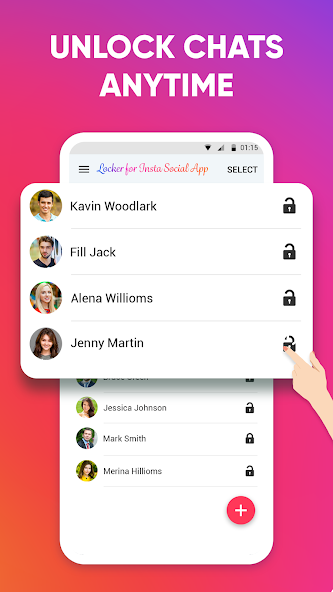 Schermata Locker for Insta Social App Mod 3