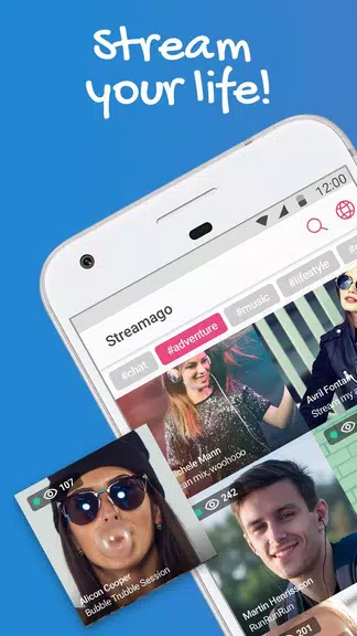 Streamago - Live Video Streaming スクリーンショット 0