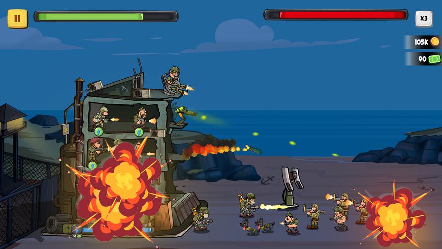 World War Army Defense: TD WW2 スクリーンショット 1