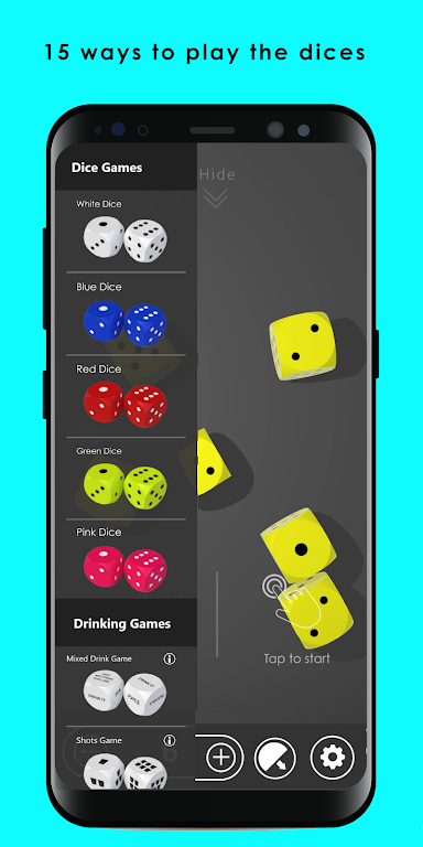 Dices: Bluffing game, Party dice games স্ক্রিনশট 1