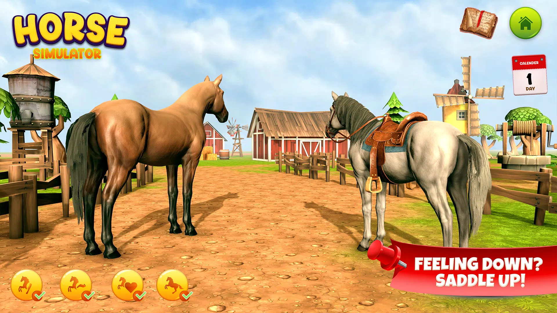 Horse Simulator Family Game 3D Screenshot 0