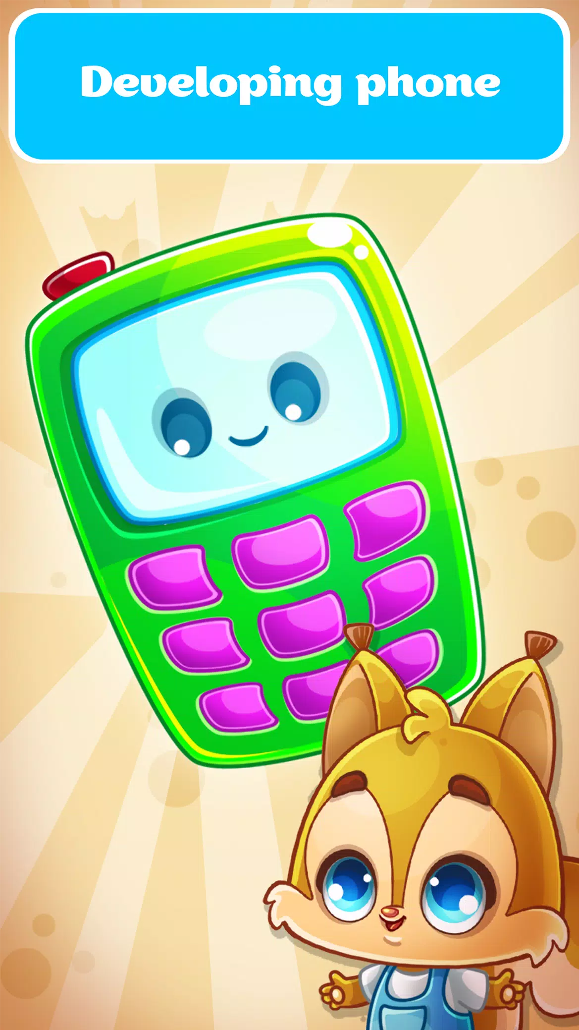 Babyphone game Numbers Animals Screenshot 0