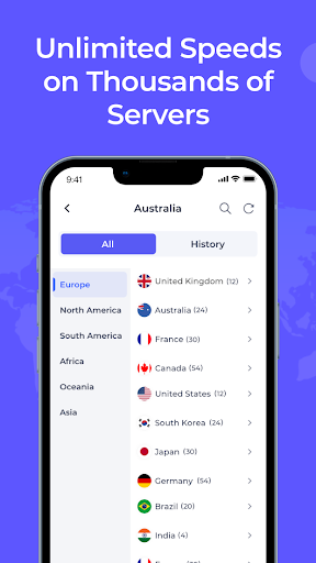 iSharkVPN - Secure & Super Vpn 스크린샷 2