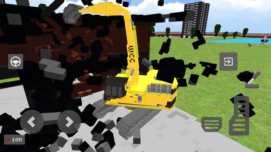 Nextbots in Playground: Pixel ภาพหน้าจอ 0