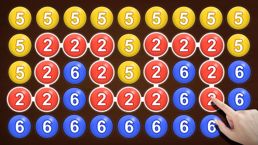 Merge bubble - Number game Capture d'écran 1