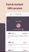 Temp sms - Receive code Zrzut ekranu 3