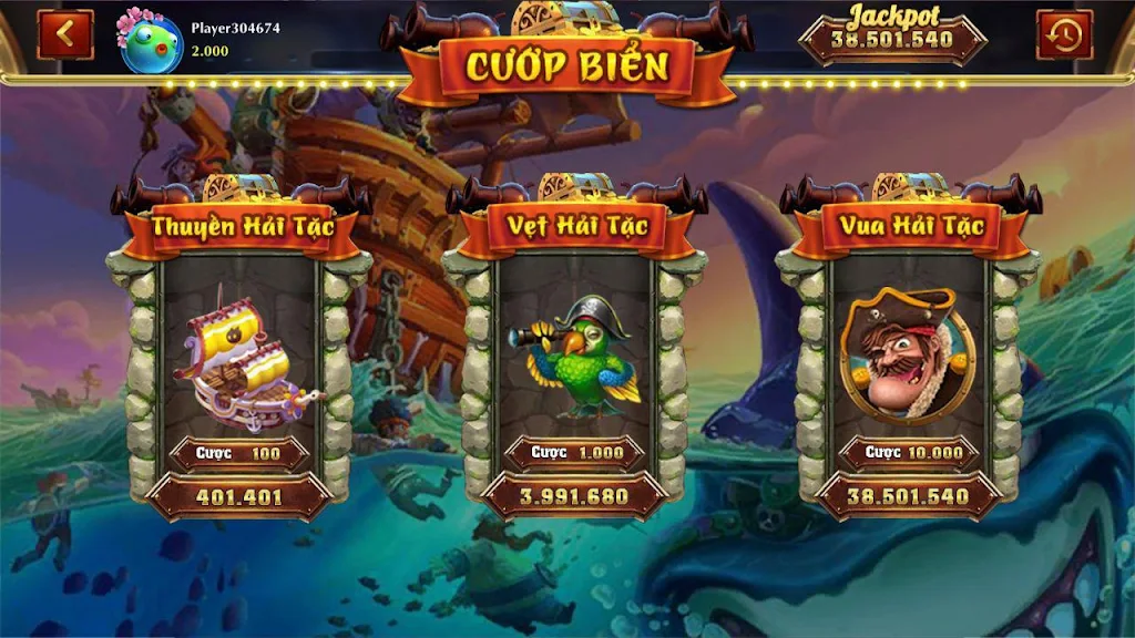 Bắn Cá Rồng - Bắn Cá Slot Captura de tela 2