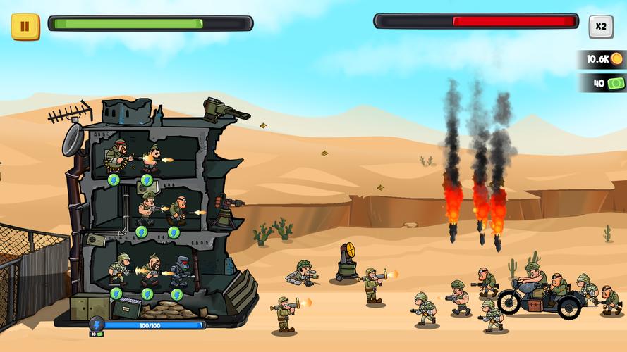 World War Army Defense: TD WW2 スクリーンショット 2