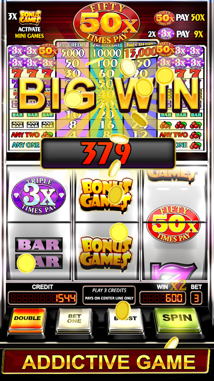 Triple Fifty Times Pay - Free Vegas Style Slots應用截圖第3張