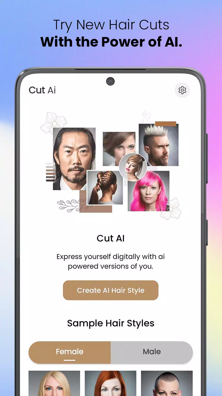 CutAI - AI Hair Style Changer Zrzut ekranu 0